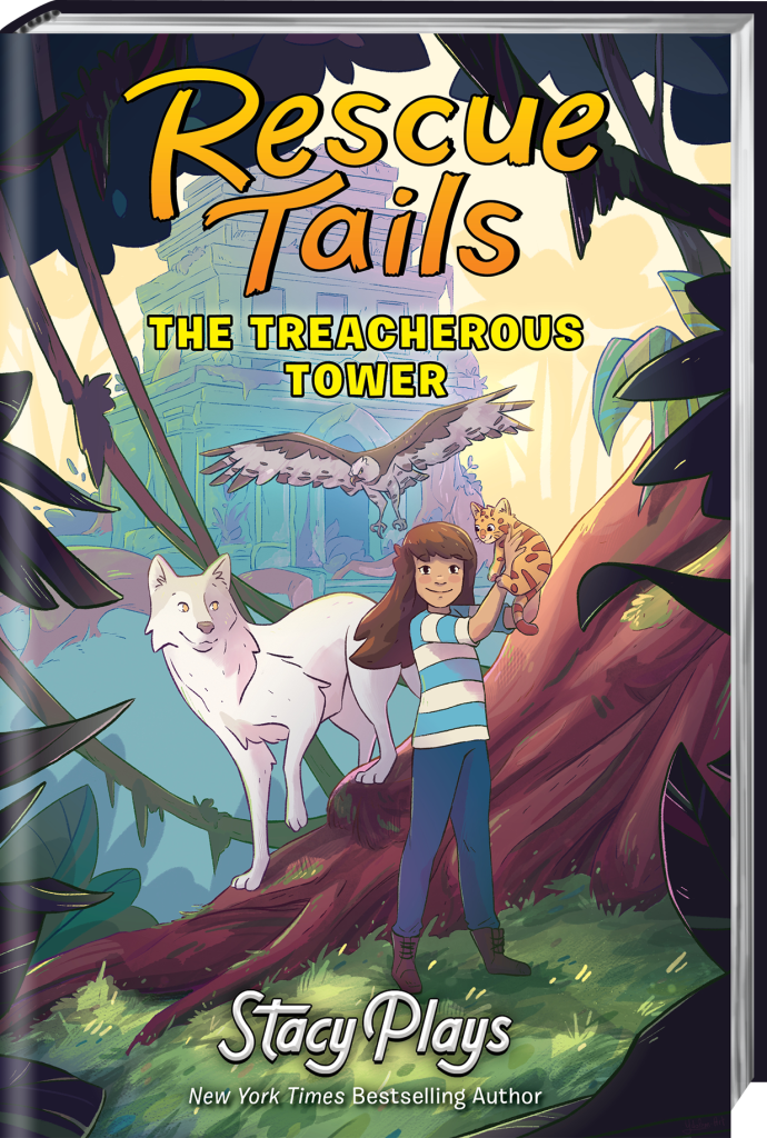 The book Rescue Tails: The Treacherous Tower by StacyPlays